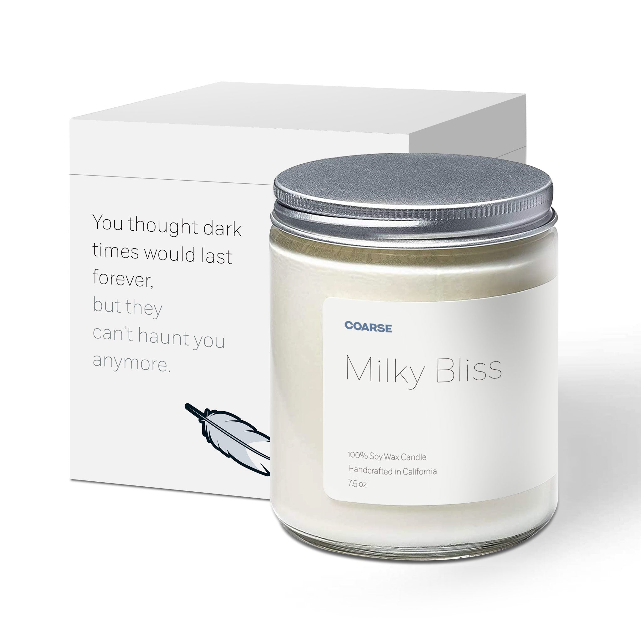coarse candle – milky bliss