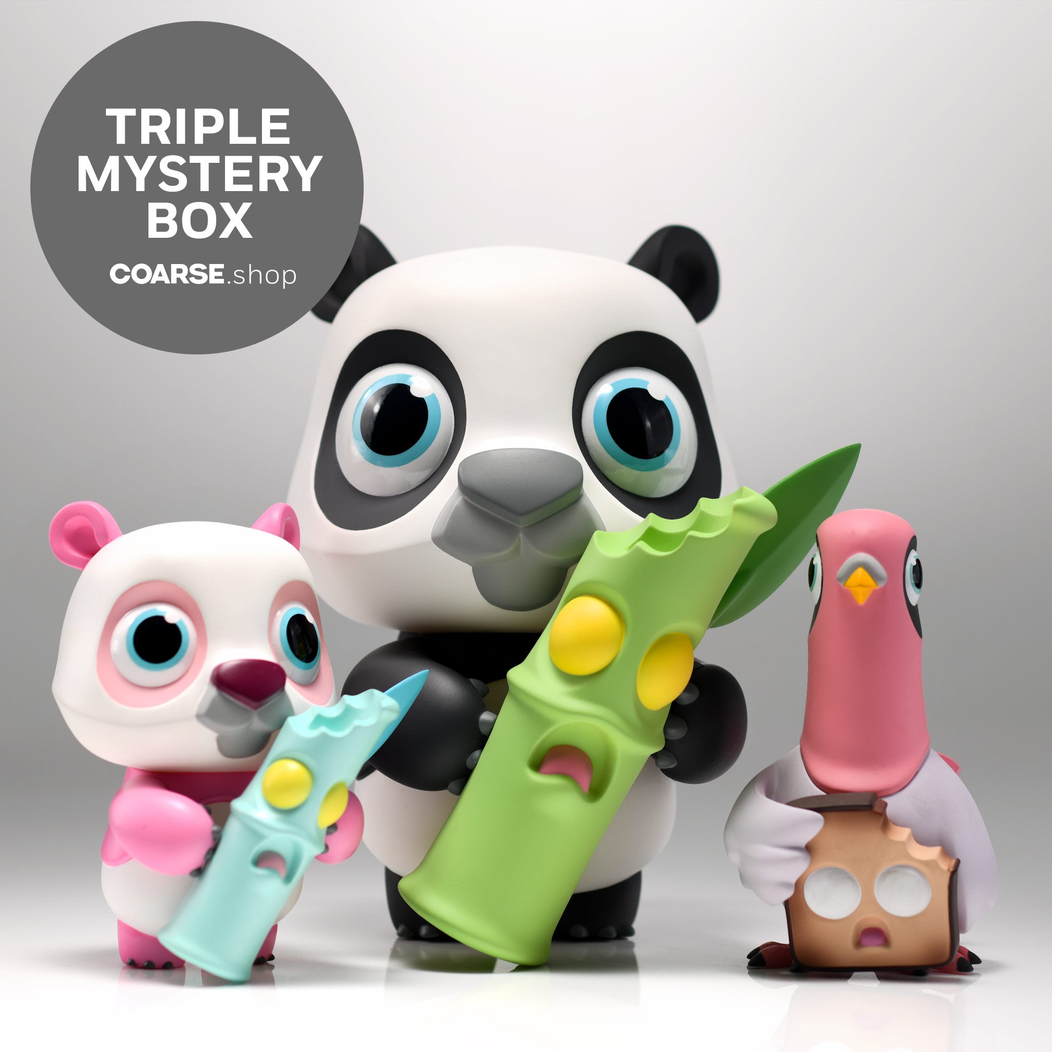 Friend Feast Mystery Box<br>One 7'' and Two 3.5'' Sculptures<br>[coarse x PlayHouse]