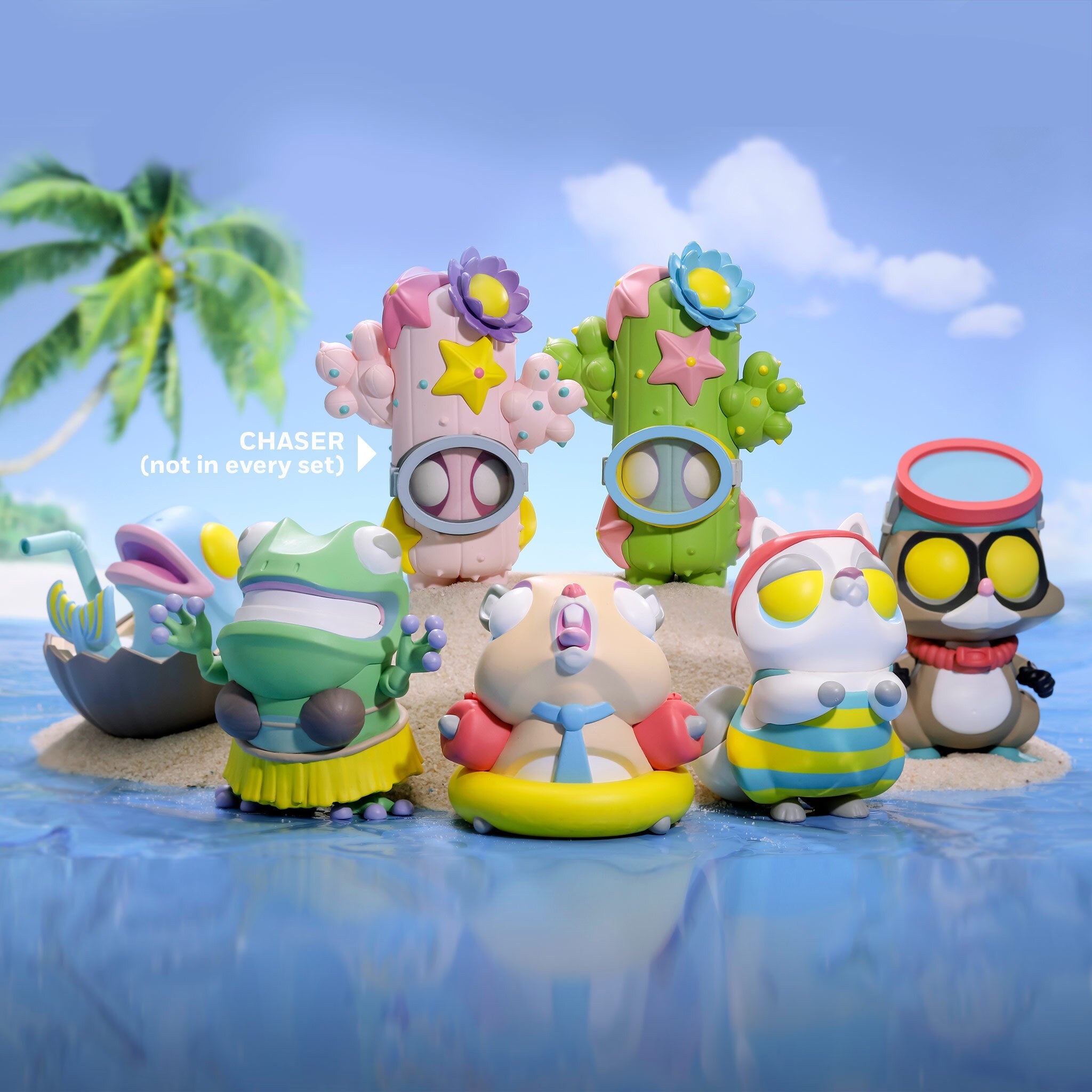 Little Voyagers<br>Heatwave!<br>Full Set – 6 Sculptures<br>[coarse x Pop Mart]