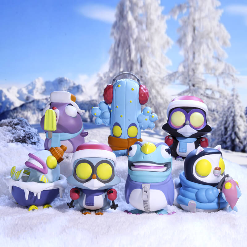 Little Voyagers<br>Sub-Zero!<br>Full Set – 6 Sculptures<br>[coarse x Pop Mart]