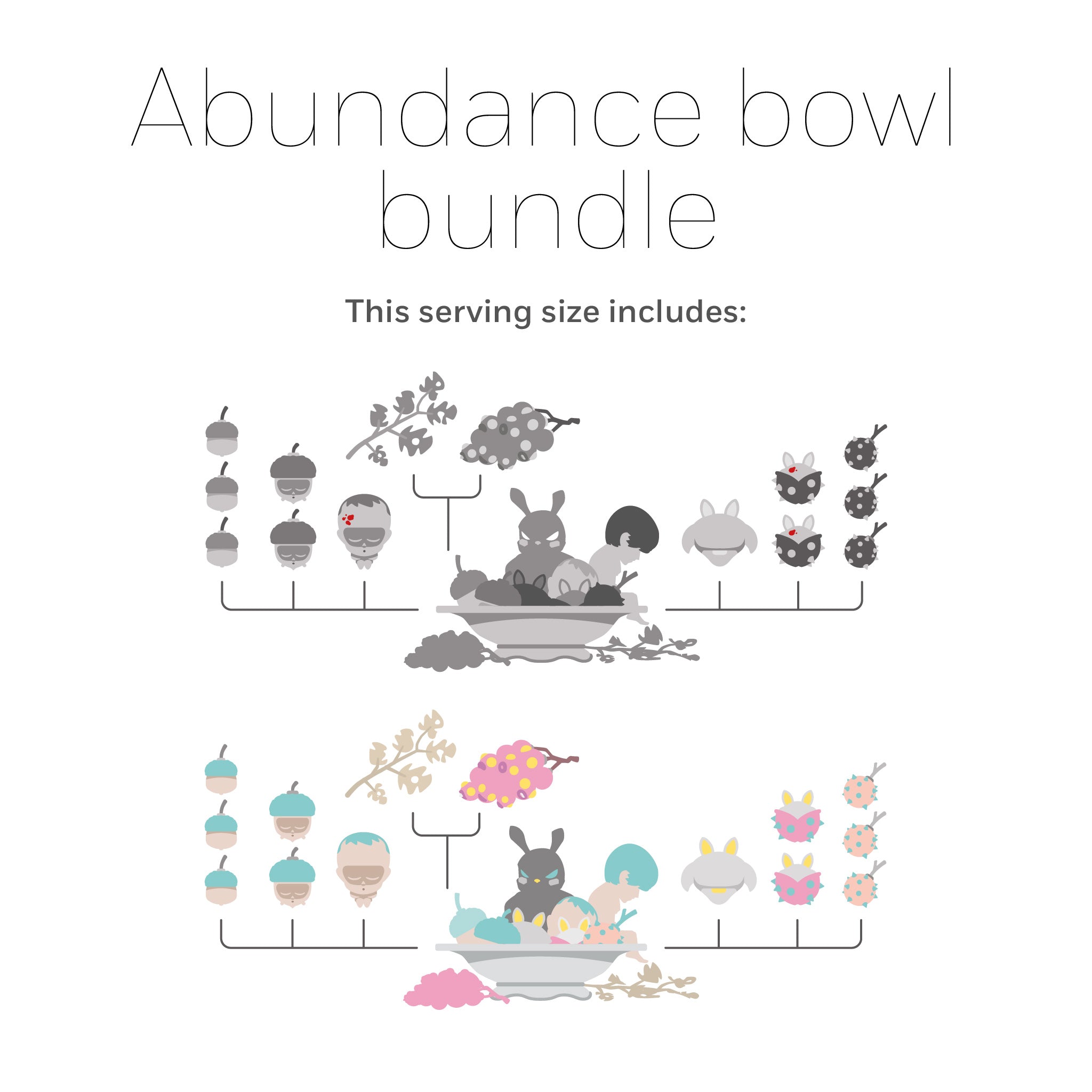 Harvest – A still life. [Bundle / Abundance Bowl]